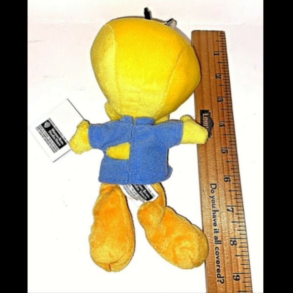 Tweety Bird Bean Bag Plush Toy Warner Bros Studio Store 1998 "...too CUTE" NWT - Picture 7 of 8